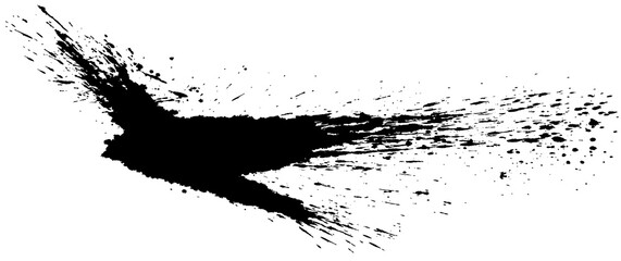 鳥　手書き　毛筆イラスト