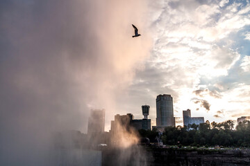 spectacular and dramatic images of Niagara Falls taken during summer.