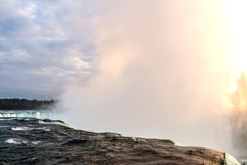 spectacular and dramatic images of Niagara Falls taken during summer.