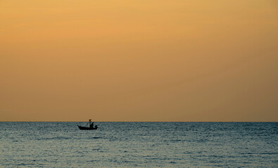 sun set at sea