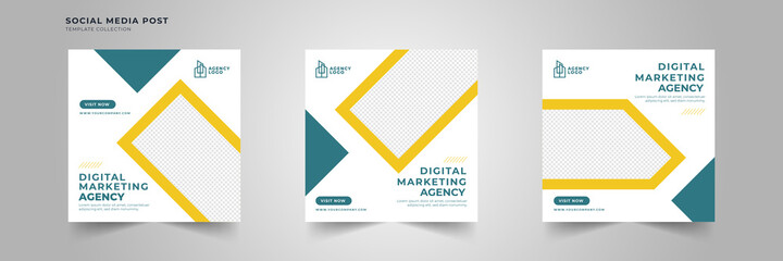 business social media post template