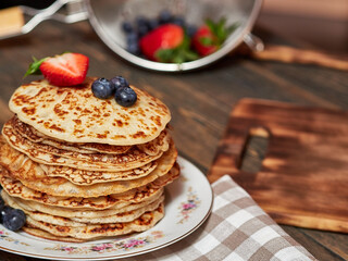 Very tasty pancakes for Maslenitsa