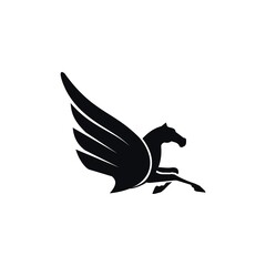 Pegasus Vector Logo design concept template