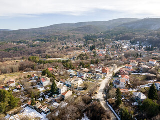 Aerial view of Village of Boykovo, Bulgaria