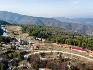 Fototapeta na wymiar Aerial view of Village of Boykovo, Bulgaria