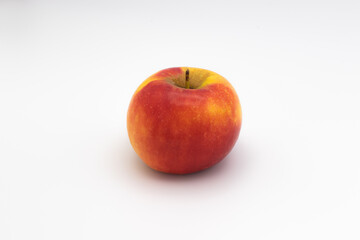 Organic apple isolated on a white background