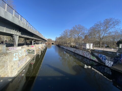 Landwehr Canal In Kreuzberg