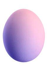 Large picture of an easter egg with rainbow colors.