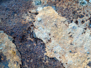 Wall texture, hole, background, tree bark, strokes, cracks, rust, stones, asphalt