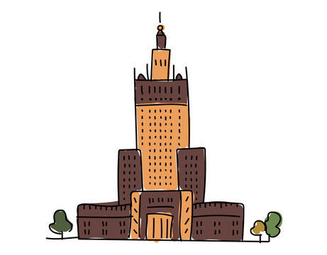 Palace of Culture and Science in Warsaw