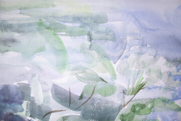 Light pale watercolor neutral wallpaper. Organic nature and environment conceptbackground.