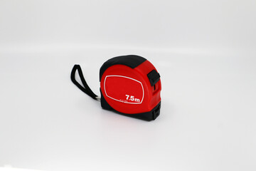 Red tape measure used in construction sites
