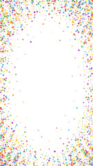 Festive exotic confetti. Celebration stars. Joyous