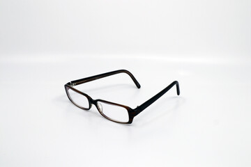 Old brown glasses that I've been with for a long time