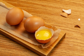 chicken eggs, selected large eggs