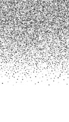 Silver glitter luxury sparkling confetti. Scattere