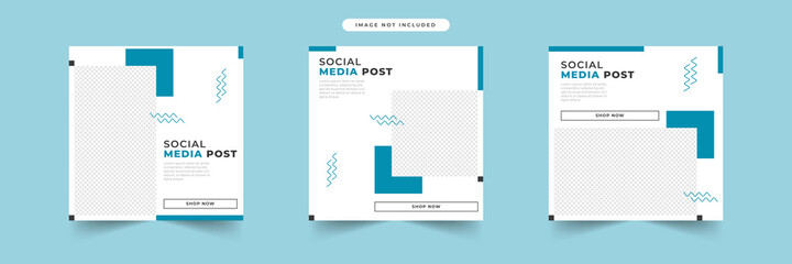 fashion social media post template