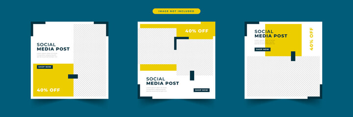 fashion social media post template