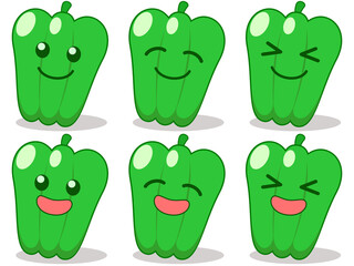 笑顔のピーマン