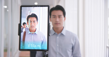 face recognition to clock in
