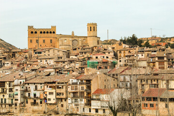 Fototapeta na wymiar View of Valderrobres, a charming town in the province of Teruel, Spain.