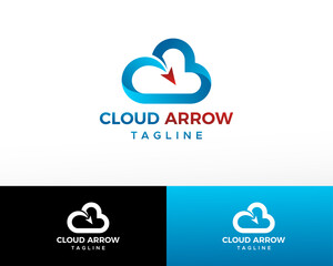 cloud arrow logo creative cloud logo app cloud logo