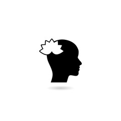 Simple Relax icon with shadow