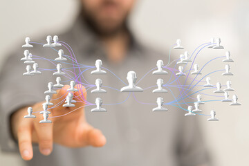 team hierarchy connection group digital