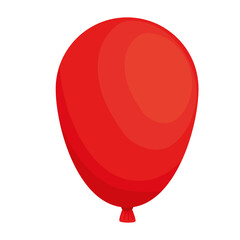 red balloon helium floating icon