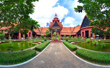 National museum in Phnom Penh, Cambodia