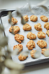 cookies on a pan