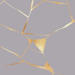 Kintsugi. Gold repair. Gold texture. Kintsugi texture for digital design.