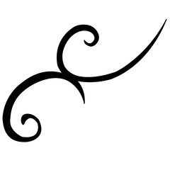 A patterned fragment. Vector graphic element on a white background close-up. Material for creating ornaments and seamless patterns.