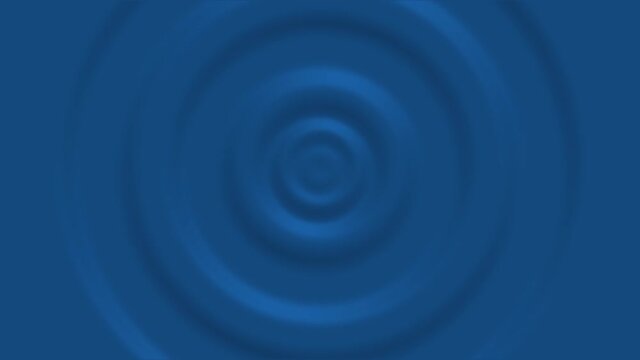 3d render of Blue abstract pattern of liquid ripples. Seamless loop animation