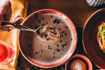 mushroom soup