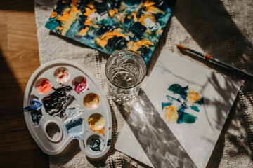 Hobby Zuhause im Frühling