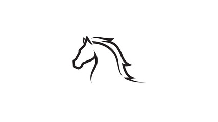 Creative Horse Abstract Logo Vector