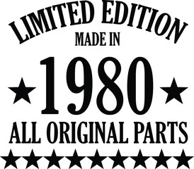 limited edition 1980