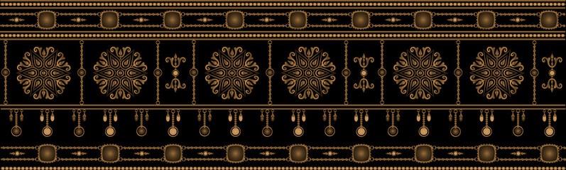 old antique pattern. oriental card and cover.	