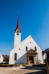 Bremgarten, Stadtkirche, St. Nikolaus, Altstadt, Reuss, Fluss, Altstadthäuser, Rausstal, Aargau,...