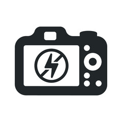 Camera flash off icon