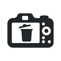 Image delete on camera icon