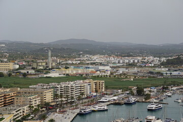 Ciudad de Ibiza desde la altura