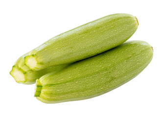 zucchini isolated on white background