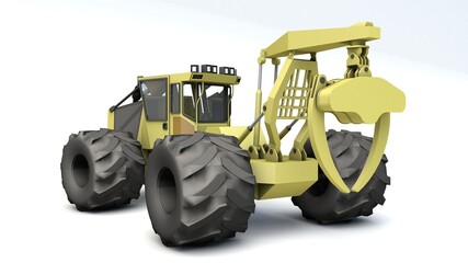 3d illustration of Concept vehicle