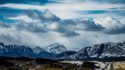 panorama of the mountains