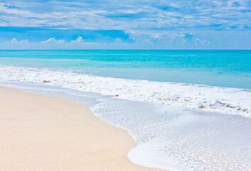 Sea and beach. Summer sunny day