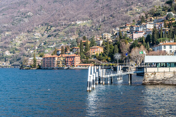 The promenade along Lake Como in Bellano