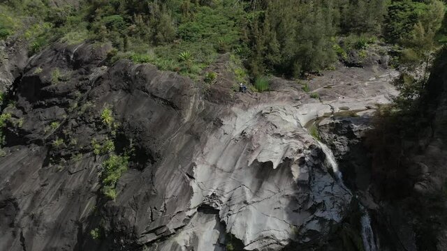 Cilaos hiking spots in Reunion Island in Bright Daylight