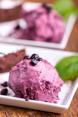 blueberry ice cream